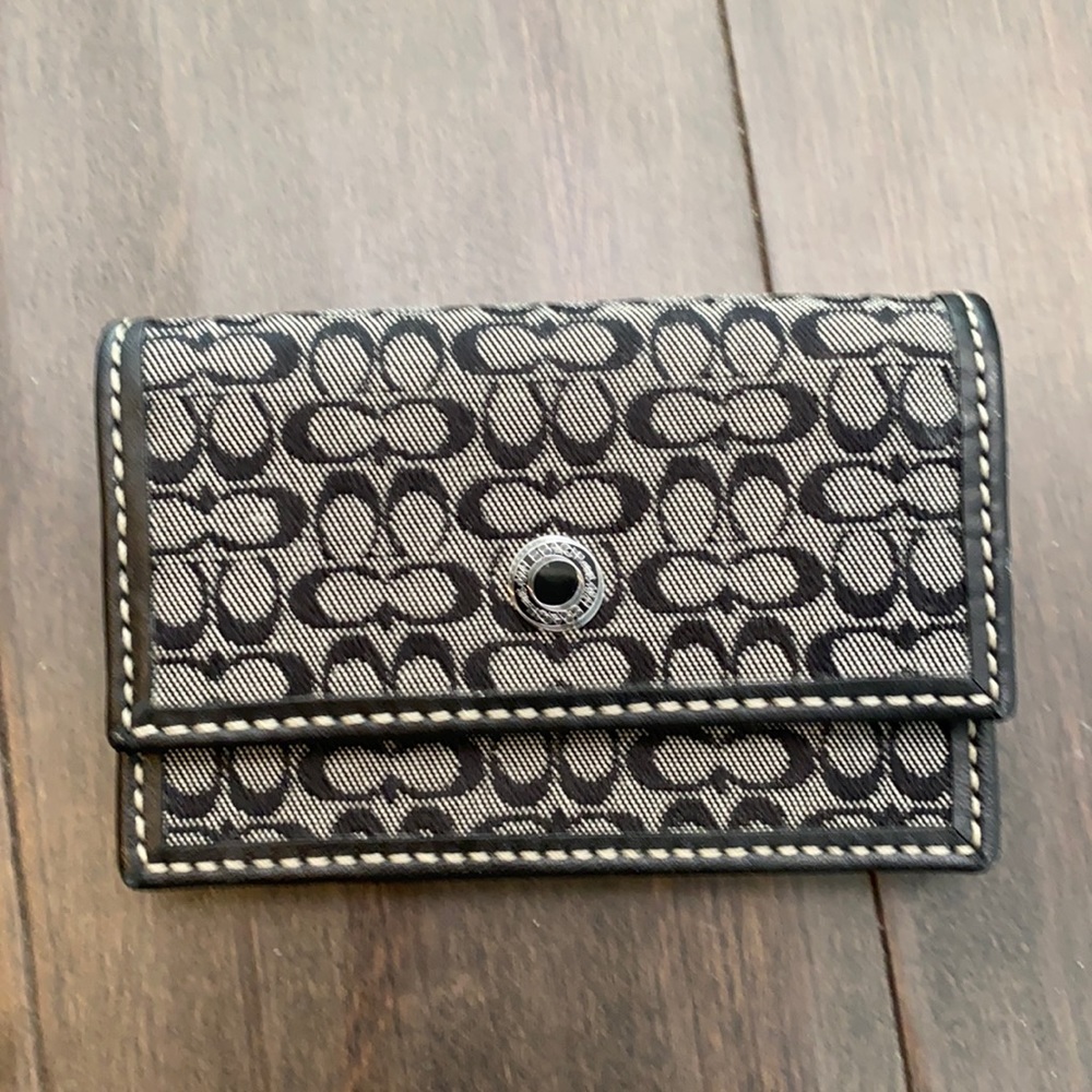 Coach card holder